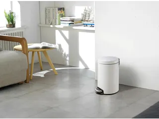 Serene Pedaalemmer 12 Liter Wit - 2
