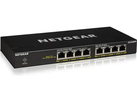 Netgear GS308PP Netwerk Switch Unmanaged