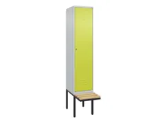 locker voor scheiding van kleding,HxBxD 2120x400x815mm,1vak