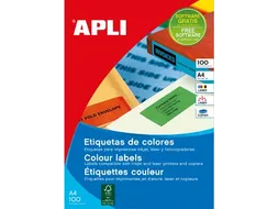 Etiket Apli Groen A4, 210x297mm