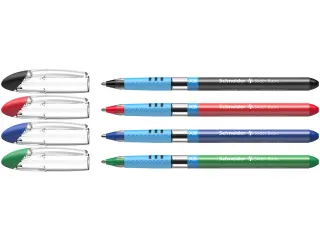 Balpen Schneider Slider Basic XB etui a 4 stuks w.v. 1 gratis - 2