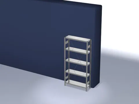 systeemstelling,grondveld,HxBxD 2000x1060x335mm,vakl. 220kg