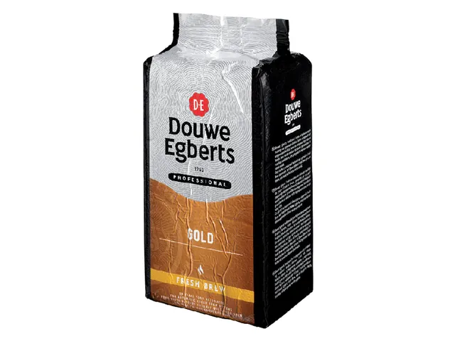 Koffie Douwe Egberts Fresh Brew Gold voor automaten 1kg