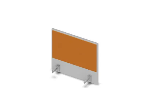 opzetpaneel bureau aanbouw zijkant MP-lichtgrijs BN3005-geel 600mm