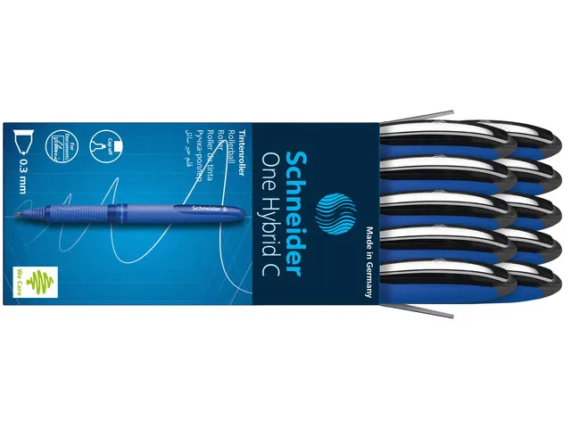 Rollerball Schneider One Hybrid C 0.3mm Zwart