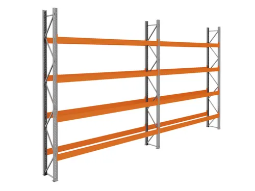 palletstelling,basis+1xaanbouw,HxBxD 4620x7500x750mm,vakl. 3400kg