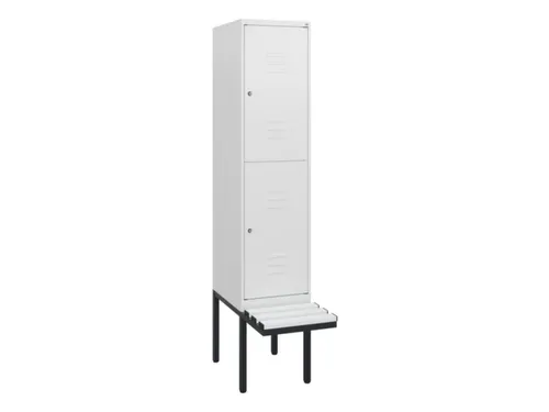 Dubbeldekse dekenkist,HxBxD 1950x400x815mm,1x2vak.,vak B 400mm