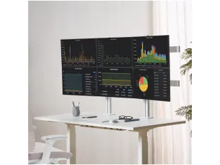 Monitor Arm 6 Schermen tot 32 inch met Crossbar voor Bureau - 6