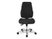 Bureaustoel,Synchroonmech.,Zitting Stof Zwart