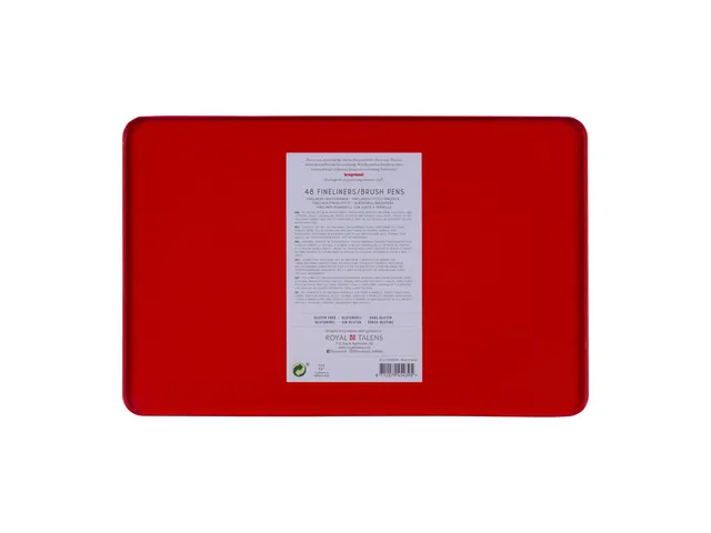 Fineliner en brushpen Bruynzeel etui 48 kleuren