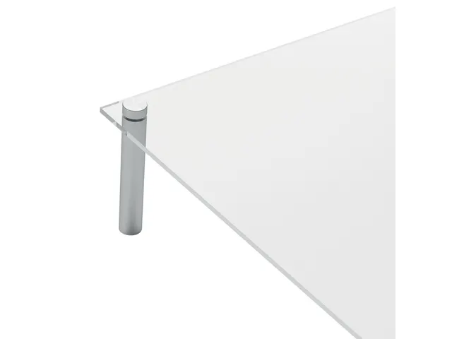 Notitiebord Nobo transparant acryl schuin A4