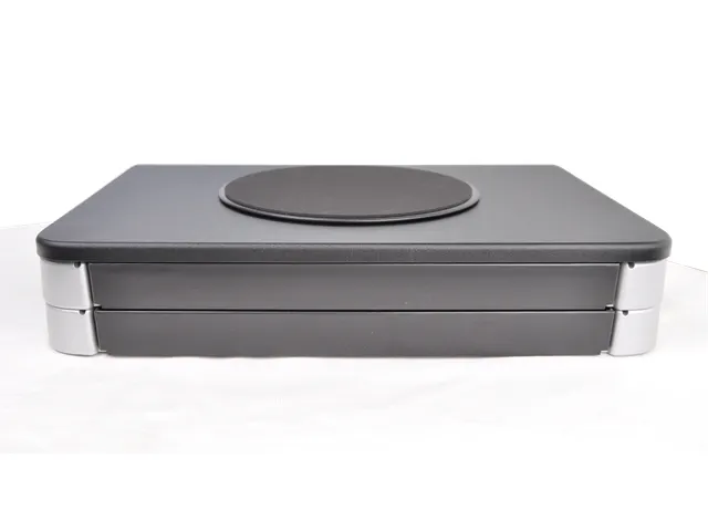 Monitorverhoger 2 Hoogte Standen 2 Lades Draaiplateau Zilver/Zwart