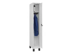 locker,HxBxD 1950x300x500mm,1vak,vak B 300mm,draaigrendel,voeten