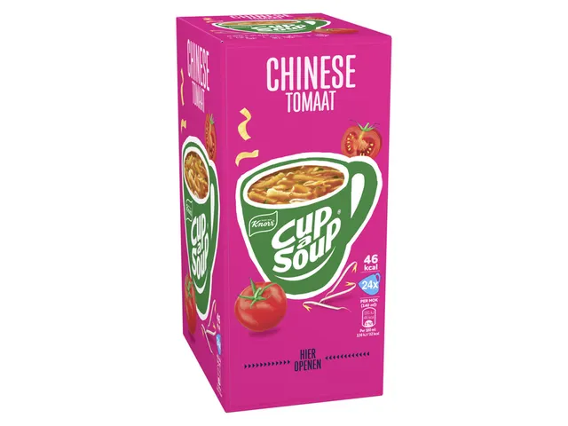 Cup a Soup Knorr Chinese tomaat Soep 140ml 24 zakjes