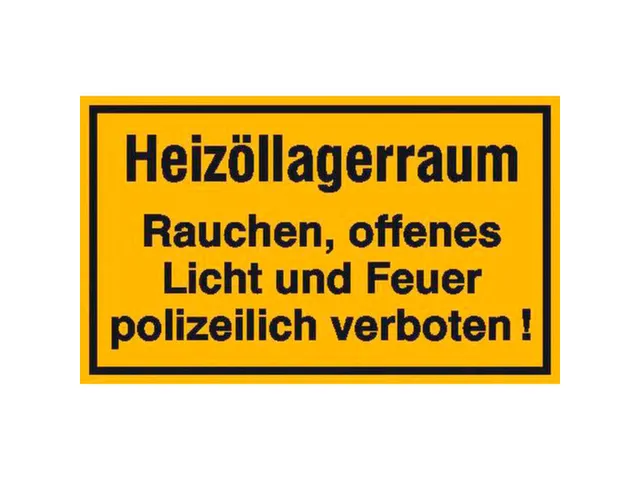 aanwijzingsbord,Opslagruimte stookolie Roken,PVC,om te verlijmen