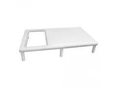 Caterchef Snij/ werkunit voor 1/3 GN bakken Wit 65x40x2cm