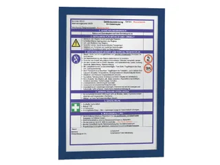 Duraframe Durable 487207 A4 donkerblauw - 1