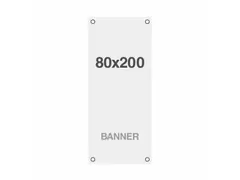Print voor Banner 80x200cm 510g/m2 PVC