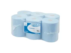Handdoekrol 120665 Euro mini matic CEL Blauw 2-laags 6 Rol