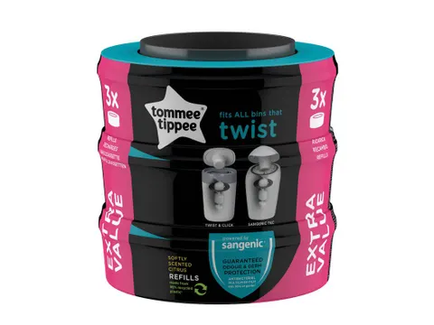 Navulcassettes voor Twist & Click Luieremmer