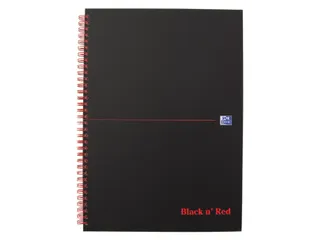 Notitieboek Oxford Black n' Red A4 70v lijn - 3