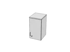 Armoire superposable p. armoire à portes battantes de bureau Bl-blanc