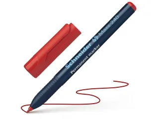 Marker Schneider Maxx 240 permanent ronde punt rood - 1