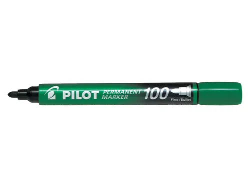 Pilot Permanent Marker 100 Rond Fijne punt Groen