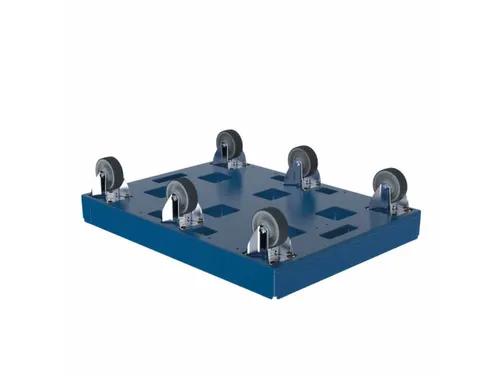 dolly,draagverm. 500kg,laadvl. LxB 814x612mm,platform doorbroken