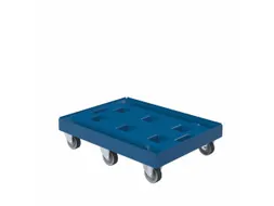 dolly,draagverm. 500kg,laadvl. LxB 814x612mm,platform doorbroken