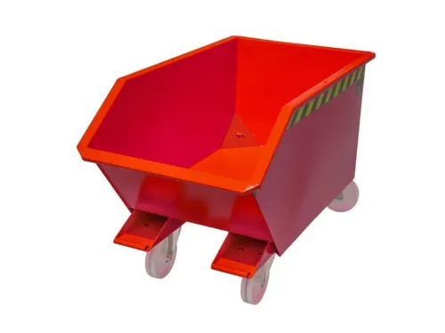 Kiepbak voor spaanders,HxLxB 580x1440x680mm,0,3m³,draagverm. 750kg