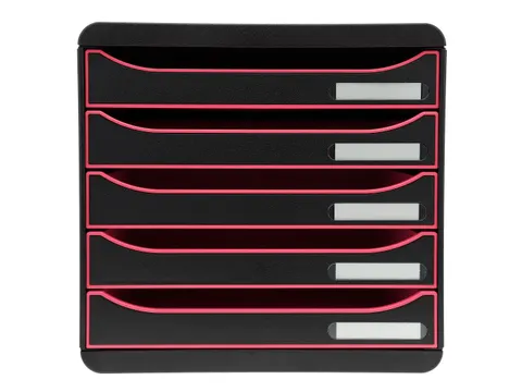 Ladenbox A4+ BIG BOX PLUS BlackOf fice zw/framboos/zw