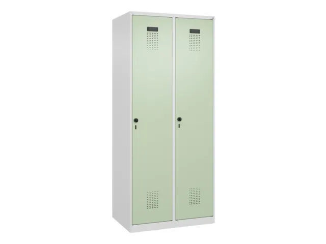 locker voor scheiding van kleding,HxBxD 1850x800x500mm,2vak