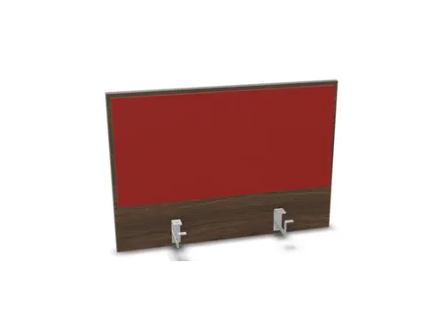 opzetpaneel bureau aanbouw achter NV bruin hickory BN4011-rood 800mm