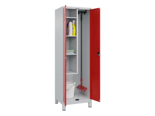 schoonmaakkast,HxBxD 1950x600x500mm,links 4vakken