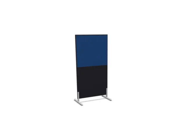scheidingswand,HxB 1545x800mm,CC-zwart,BN6016-blauw