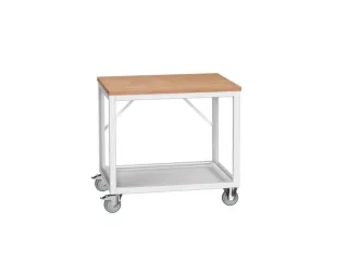 werkbank,verrijdbaar,HxBxD 930x1000x800mm,multiplexblad - 1