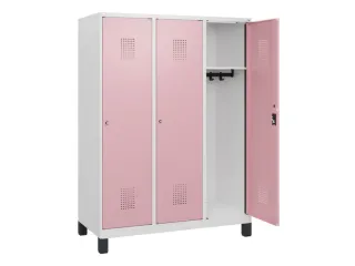 schoollocker,HxBxD 1630x1200x500mm,3vak,vak B 400mm,cil.-slot,voeten - 1