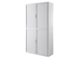 Roldeurkast HxBxD 2040x1100x415mm 4 Oh Romp Wit Front Wit