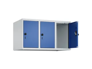 opzetkast,v. locker,3vak.,vak B 300mm,HxBxD 500x900x500mm,draaigrendel - 1