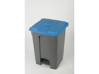 pedaalemmer,1x45l,HxBxD 600x398x410mm,romp PP grijs,deksel PP blauw - 2