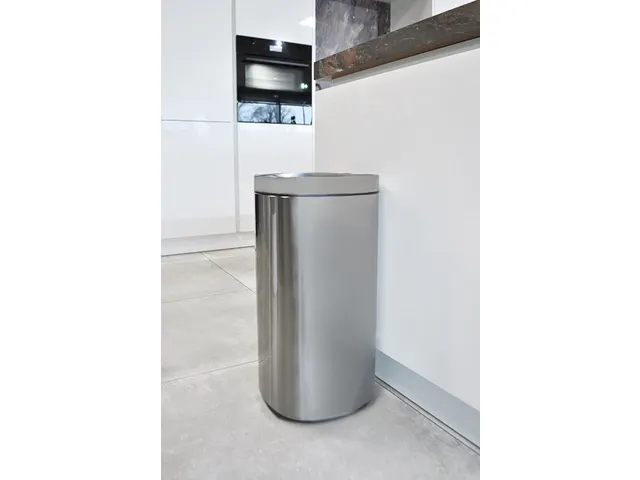 Afvalbak Desq 6130.18 Touch 30 liter RVS zilver