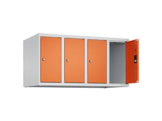 opzetkast,v. locker,4vak.,vak B 250mm,HxBxD 500x1000x500mm,vleugeldeur - 2