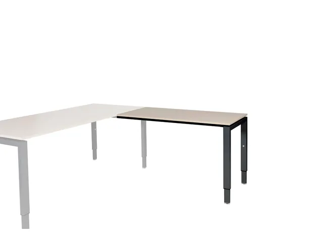 Domino Aanbouw Hoogte Verstelbaar 1200x600mm Robson Eiken 25mm Zwart