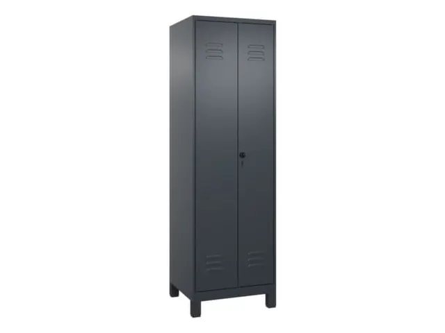 PBM-locker,HxBxD 1950x600x500mm,2vak,vak B 300mm,draaigrendel