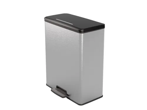 Pedaalemmer Decobin Duo 26+26 Liter Zilver Zwart