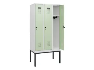 schoollocker,HxBxD 1950x900x500mm,3vak,vak B 300mm,draaigrendel - 1