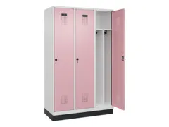 locker voor scheiding van kleding,HxBxD 1950x1200x500mm,3vak