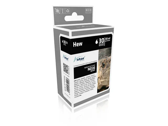 AS15043 ASTAR HP 26 DJ ink black rebuilt