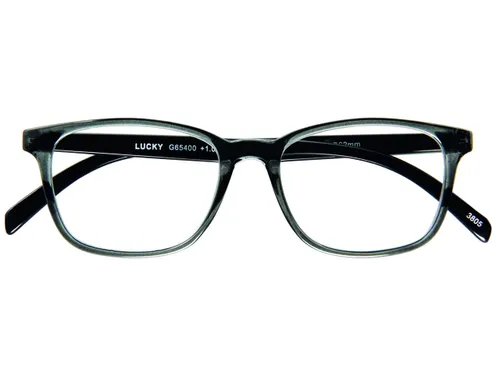 Leesbril I Need You +1.00 dpt Lucky grijs-zwart